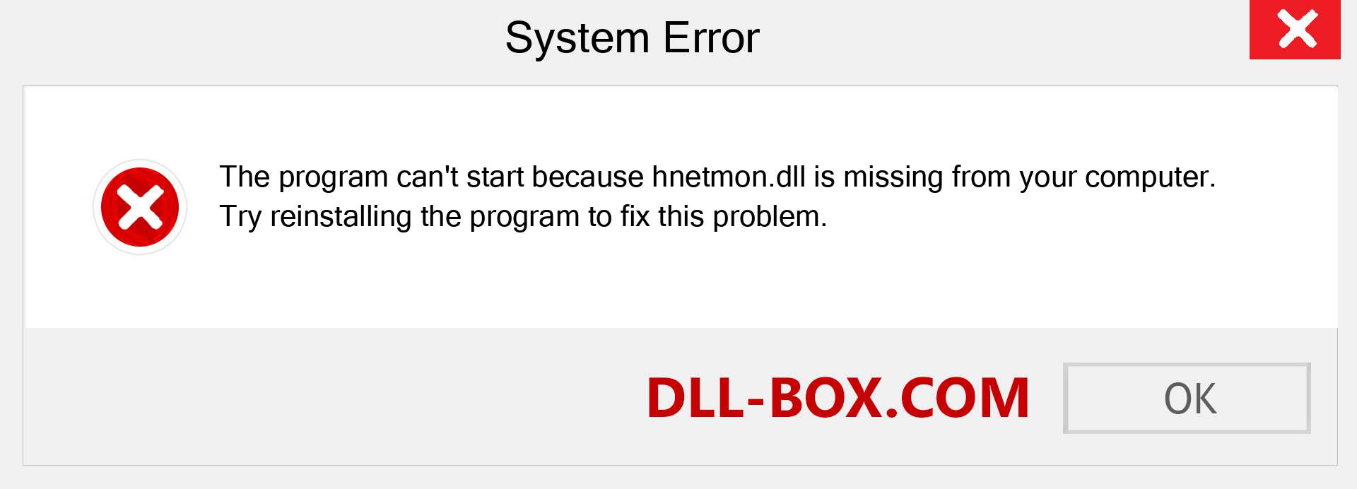  hnetmon.dll file is missing?. Download for Windows 7, 8, 10 - Fix  hnetmon dll Missing Error on Windows, photos, images